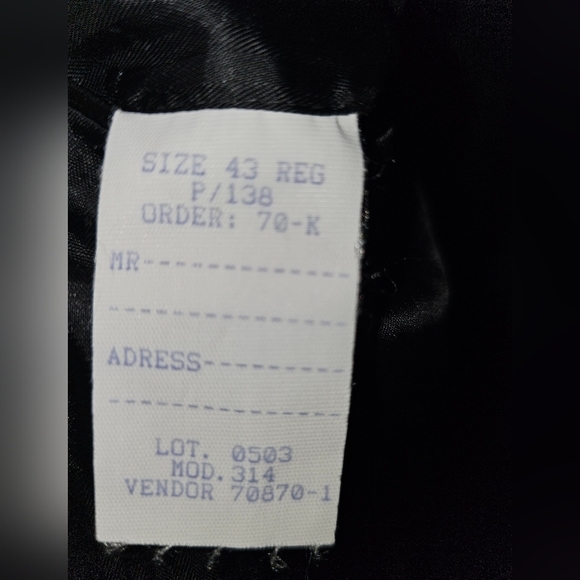 New Wool Single Breasted Men's Sport Coat Jacket Blazer Stafford 43 L Charcoal - Picture 11 of 11